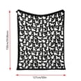 thumbnail image 3 of DIY Dog Doodle Coloring Blanket for Adults, Soft Polyester Flannel Throw with 5ml Markers and Paintbrushes, Interactive Stress Relief Art Kit, Customizable Decorative Blanket for Home Sofa Bed Gift, 3 of 7