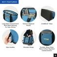 thumbnail image 5 of Titan by Arctic Zone 30 Can Insulated Cooler Tote, Marine Blue, 5 of 11