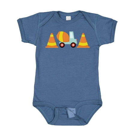 

Inktastic Cement Mixer Construction Gift Baby Boy Bodysuit