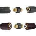 thumbnail image 2 of Conector rápido de manguera, adaptador de lavadora a presión doble macho M22 x 1,5 compatible con manguera de lavadora a presión Karcher, Karcher HD y HD (diámetro 14 mm), 2 of 5