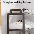 thumbnail image 4 of Qocolhg Shoe Rack for Entryway, 4 Tier Shoe Organizer, 8 Pairs Stackable Small Shoe Rack, Shoes Organizer for Closet, Entryway, Hallway, Garage, Front Door, Dorm Room Shoes Shelves, Black, 4 of 6