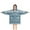 Blue Geometric Triangle, variant on Blue Geometric Triangle Arrow Pattern Blanket Hoodies for Kids 6-13YR Oversize Wearable Blanket Hoodies for Boys Girls Teens