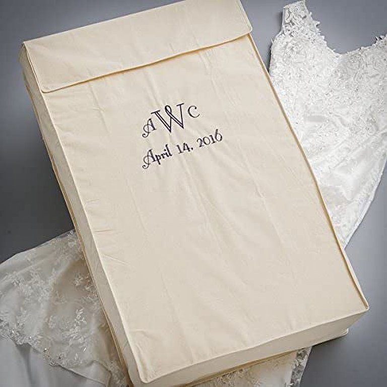 wedding dress preservation box Wedding Gown Storage Box White main image 0