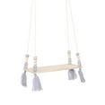thumbnail image 1 of PENGXIANG Hanging Shelves Wall Floating Shelf Wood Rack Macrame Photo Bead Organizer Display Frame Plant Shelve Storage Swing, 1 of 6