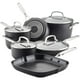 thumbnail image 1 of Juego de utensilios de cocina KitchenAid de inducción anodizado duro, 10 piezas, 1 of 9