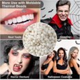 thumbnail image 4 of 100g Tooth Solid Gel Temporary Repair Kit Moldable Thermal Fitting Bead Teeth Pellet Adhesive, 4 of 5