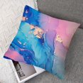 thumbnail image 7 of Ullo0ord Pink Blue Pillow Covers - Ink Texture Throw Pillow Cover Abstract Painting Pillow Cases Blue Cushion Cases Beautiful Blue Effect Home Decor, 7 of 7
