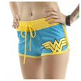 thumbnail image 3 of DC Comics Wonder Woman Logo Mesh Juniors Booty Shorts, 3 of 3