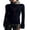 Black, variant on LMLYSoH Women Long Sleeve T-Shirts Fashion Print Round Neck Shirts Spring Fall Slim Fit Casual Tops Streetwear