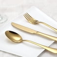 thumbnail image 2 of Juego de cubiertos Briout Gold, 20 piezas, acero inoxidable, 2 of 7
