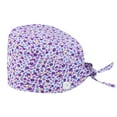 thumbnail image 1 of GDREDA Sweat Absorbent Work Hat with Adjustable Buttons and Puffy Hood Featuring Rear Tie - Complete Scarf Hat and Gloves Set Pink,One Size, 1 of 2