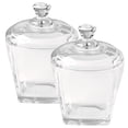 thumbnail image 4 of 2Pcs Glass Jar with Lid Snacks Storage Cans Container Candy Jar Biscuit Jars, 4 of 6