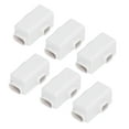thumbnail image 1 of Wire T Type Splitter, Aging Resistant Flame Retardant 6Pcs 3 Way Chuck Wire Splitter High Power Mains Break Free  For 1-6mm² Wire ANGGREK Inline Junction Connector Box, 1 of 8