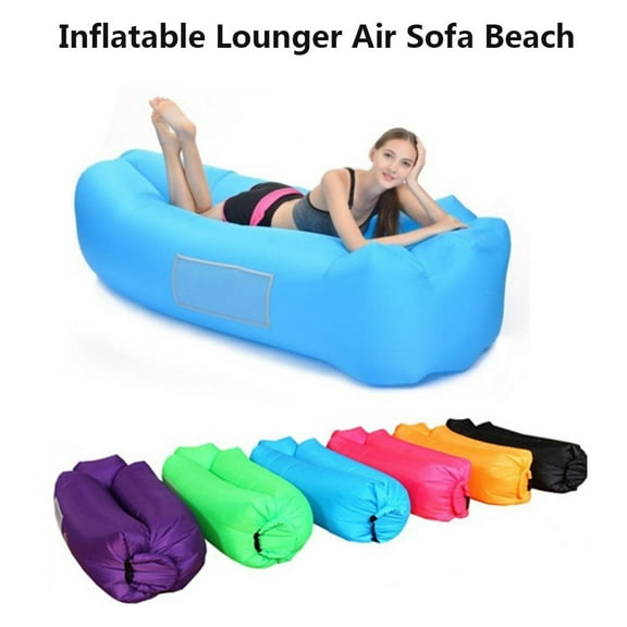 Inflatable Lounger Sofa Beach Portable Anti- Leaking Couch