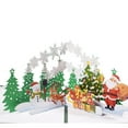 thumbnail image 3 of Tarjeta de Navidad, tarjeta de felicitación 3D, tarjetas de cumpleaños, tarjetas navideñas emergentes, 3 of 5