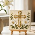 thumbnail image 3 of Christian Sea Glass Art Kit, DIY Religious Mosaic Craft Kit, Faith Inspired Cross Artwork Set, Creative Christian Gifts for Women, Decor & Meaningful Keepsake, 3 of 5