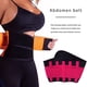 thumbnail image 5 of Guardurnaity Entrenador de cintura para mujer, ejercicio físico, soporte de cintura ajustable, soporte Lumbar para entrenamiento Moldeadores de cintura Rosa roja L, 5 of 6
