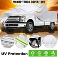 thumbnail image 4 of Truck Cover All Season Protection Heat Conservation Scratch Nylon with Reflective Strips for, 4 of 5