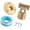 Drain plug set, variant on Rustproof Brass Drain Plug 1/2in for Marine Applications Prevents Leaks for Boat Drain Systems