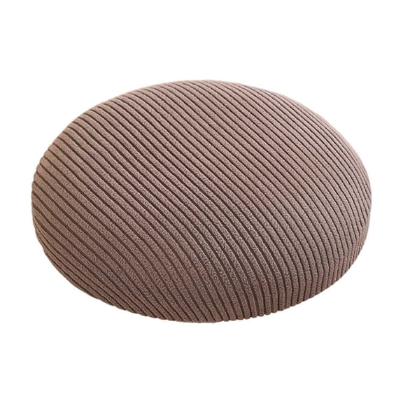 Stool Covers Round, 12-15 Inch Bar Stool Covers Washable Dustproof Slipcover Seat Cushion with Elastic No Sponge Pad for Bar Kitchen Living Room Decor (Coffee)