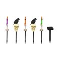 thumbnail image 1 of SXcggal Drag Five Halloween Solar Garden Resin Courtyard Ground Lights Colorful Hand Candles Atmosphere Decorative Lights Practical Basic Garden Lamps For Garden, 1 of 6