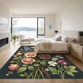 thumbnail image 3 of ODIKA 5'x7' Machine Washable Non-Slip Area Rug, Vintage Peach High Traffic Rug, Orange, 952064, 3 of 7