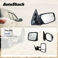 thumbnail image 2 of AutoShack Side View Mirror Power Black | Replacement for 2012-2015 Toyota Tacoma 2.7L 4.0L V6 4WD RWD  | Passenger Side | 1-PC, 2 of 4