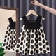 thumbnail image 1 of Vestido negro clásico para niña, vestido de verano sin mangas con cuello de muñeca, vestido de princesa a la moda, 1 of 6