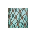 thumbnail image 5 of 360 Lighting Nautical Accent Table Lamps 22.5" High Set of 2 Coastal Blue Green Rope Net Off White Drum Shade for Living Room Family Bedroom, 5 of 8
