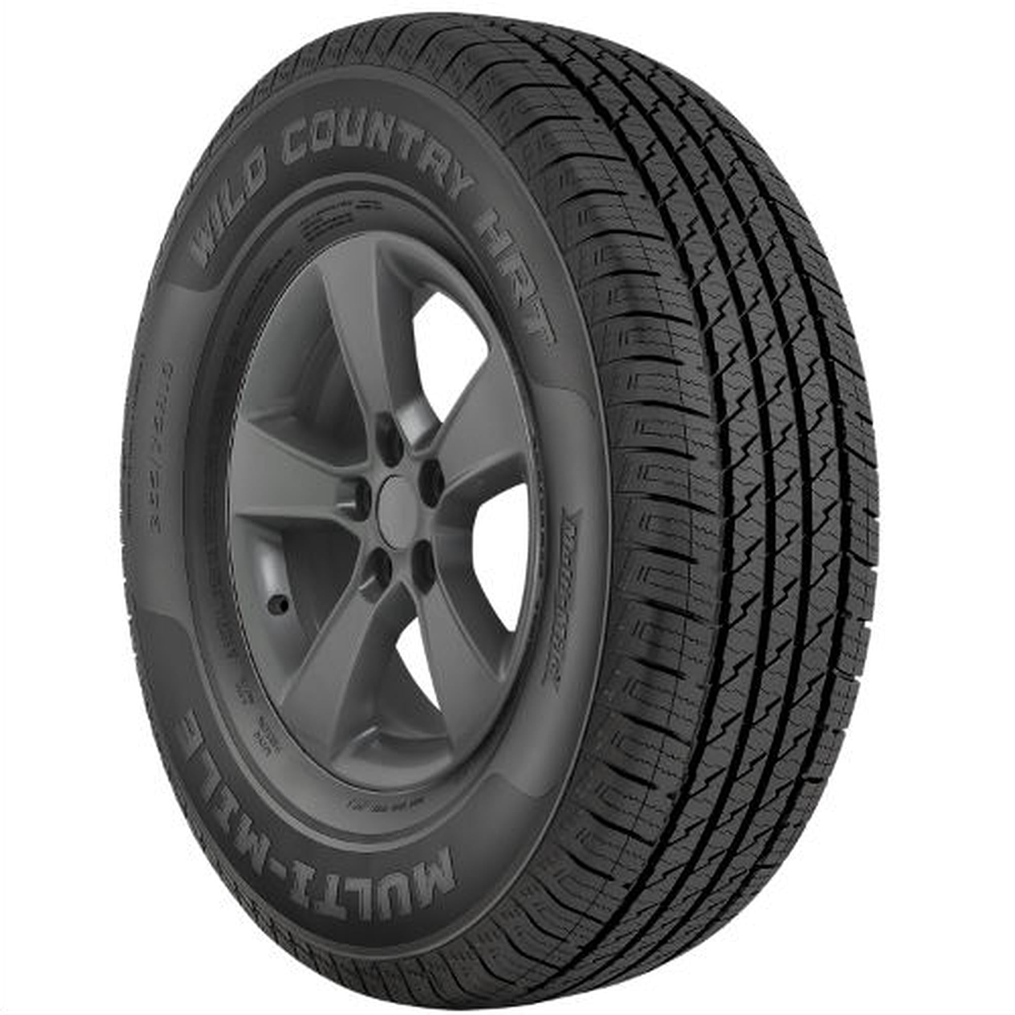 Multi-Mile Wild Country HRT 245/65R17 107 T Tire Fits: 2004 Jeep Grand Cherokee Overland, 2019 Jeep Cherokee Trailhawk Elite