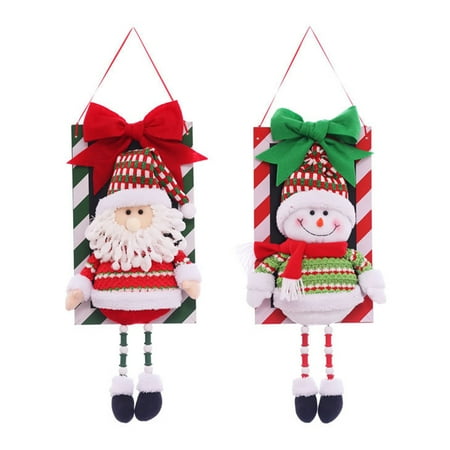 Santa Snowman Pendant Christmas Decorations Christmas Window