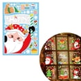 thumbnail image 4 of Calcomanía de pared navideña, Papá Noel, muñeco de nieve, árbol de Navidad, alce, calcomanías estáticas para ventanas, calcomanías de pared de Año Nuevo, calcomanías de vidrio, suministros para fiesta, 4 of 5