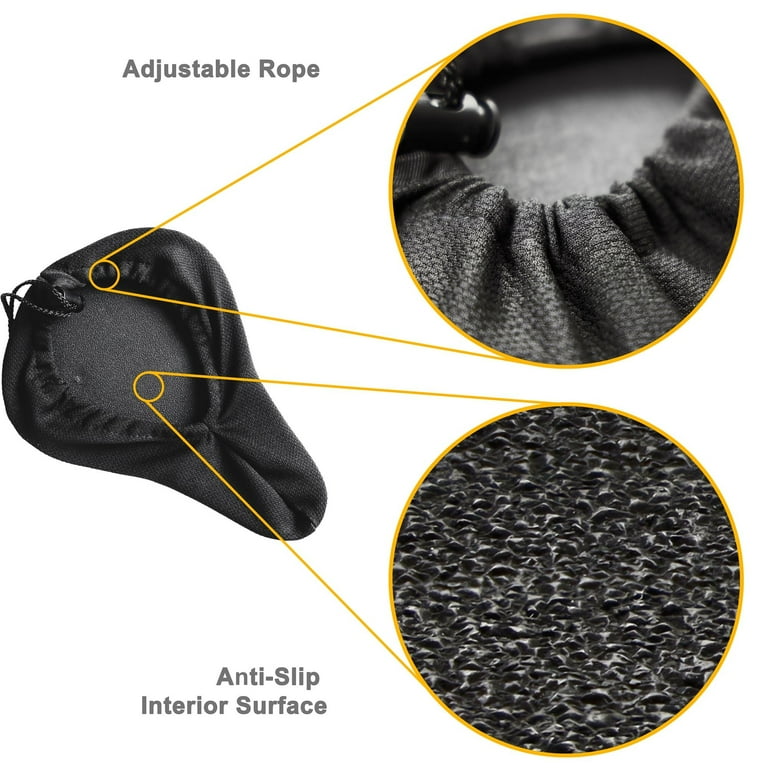 CyclingDeal Soft Comfort Bike Seat Cushion Cover 11x7