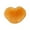 Orange-OR-home supplies, variant on LEFTHIGH Home Faux Wool Long-Pile Heart Shaped Throw Pillow with Polypropylene Insert - Soft Plush Sofa Cushion for Bedroom Living Room Gift Christmas Gifts