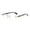 Gold, variant on Unisex Rimless Blue Light Glasses,Diamond Cut Frameless Glasses with Carved Temples,Lightweight Daily Eyewear
