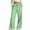 Green, variant on ALLLIST Wide Leg Womens Pants Loose Knit Pants Solid Blue Elastic Waist Lounge Pants Women