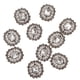 thumbnail image 1 of 10 piezas de adornos de diamantes de imitación brillantes con botones de perla de parte trasera plana, accesorio de bricolaje para manualidades de ropa, 1 of 7