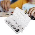 thumbnail image 4 of 120pcs E-clip Tri kit Anneau de Retenue Externe de Tri kit et Rondelle de Serrage en Acier Inoxydable Anneau de Retenue Externe circlip kit 1.5mm-10mm, 4 of 9