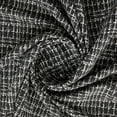 thumbnail image 2 of Zelouf Betsy Abstract Plaid Millenium  , Sewing, DIY, Crafts Fabric by the Yard, Black/white, 5 Yard, 2 of 3