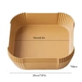 thumbnail image 3 of Homekingdee 50 Pcs Thickened Air Fryer Paper Liners - High Temperature Disposable Oil-Proof Baking Mats for Air Fryer Baskets and Cooking, 3 of 6
