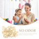 thumbnail image 4 of 40 piezas de rodajas de madera para manualidades, sin acabado, con forma de oso. Adorno decorativo., 4 of 8
