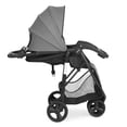 thumbnail image 6 of Evolur Breeze Lightweight Stroller Adjustable Backrest/Canopy, Storage Basket, Gray, 6 of 11