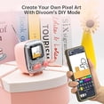 thumbnail image 2 of Tiivoo-2 Pixel Art Bocina Bluetooth con Pantalla LED Rosa, 2 of 4