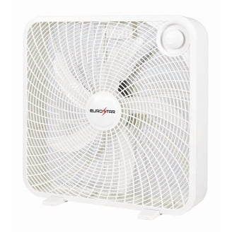 Lasko 20" Classic Box Fan with Weather-Resistant Motor, 3 Lasko 20" Classic Box Fan with Weather-Resistant Motor, 3