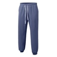 thumbnail image 4 of Zszcpp Summer Pants For Mens 2025 Solid Color Loose Nine Minute Cuffed Leisure Daily Life Trousers Casual Trouser, 4 of 5