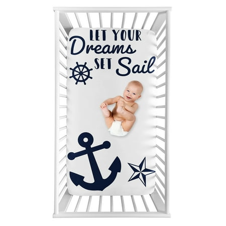 UPC: 0846480078692 | Anchors Away Collection Photo Op Crib Sheet