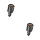 thumbnail image 2 of Sidaley Dual USB Auto Vehicle Car Charger QC 3.0 Adaptador de carga rápida 65W 5V 4.2A de coche con puertos duales USB-A USB-C Negro 2piezas, 2 of 6