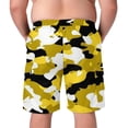 thumbnail image 6 of Fabrcox XXXL-8XL Camo Cargo Shorts for Men Drawstring Elastic Waist Men Big and Tall Shorts Casual Summer Outdoor Lightweight Men Bermuda Shorts with Pockets Yellow 7XL, 6 of 9