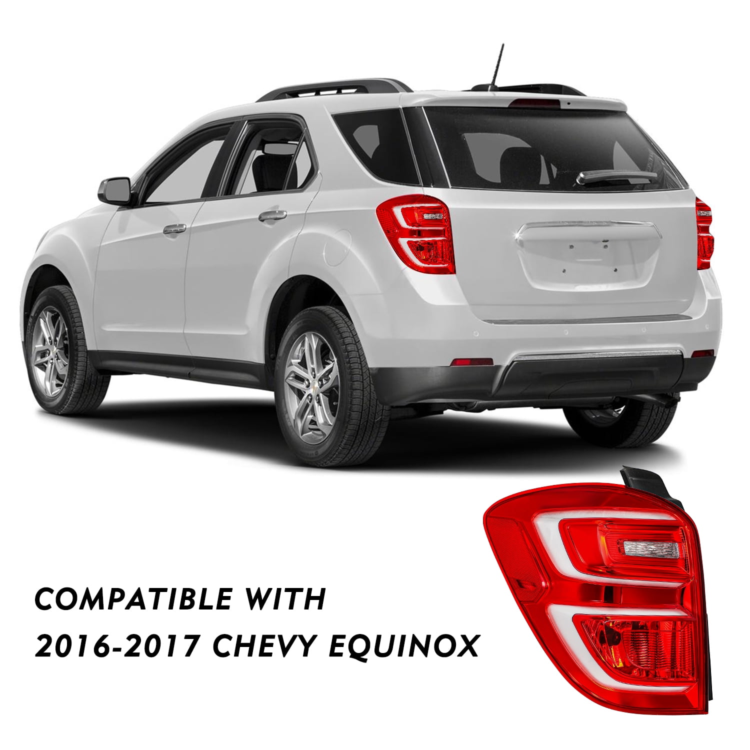 Fit 2016-2017 Chevy Equinox Brake Lamp Left Driver Side Tail Light