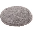 thumbnail image 1 of Safavieh Classic Shag Collection SG240G Handmade Grey Round Area Rug (8' Diameter), 1 of 3